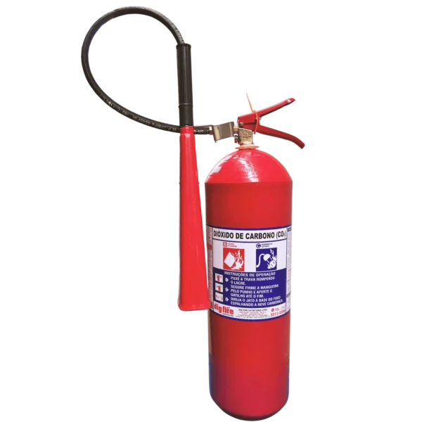 Extintor de CO₂ (gás carbônico)