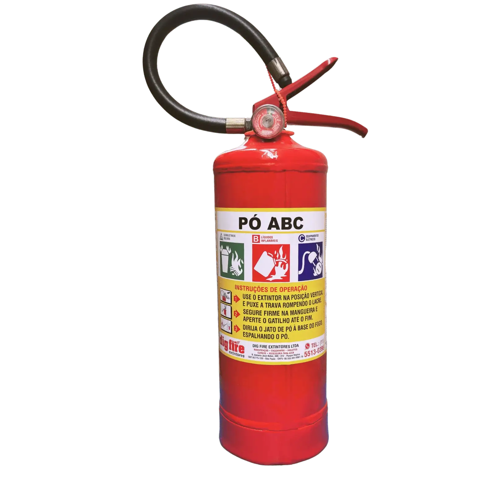 Extintor de Pó Químico ABC